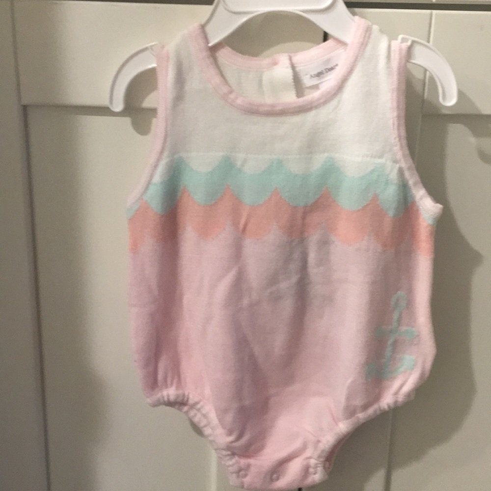 Angel Dear Sweater Knit Romper Onesie Outfit